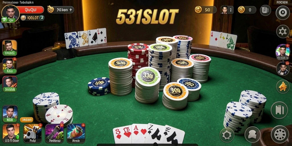 Tampilan gameplay QiuQiu yang menarik di 531SLOT.