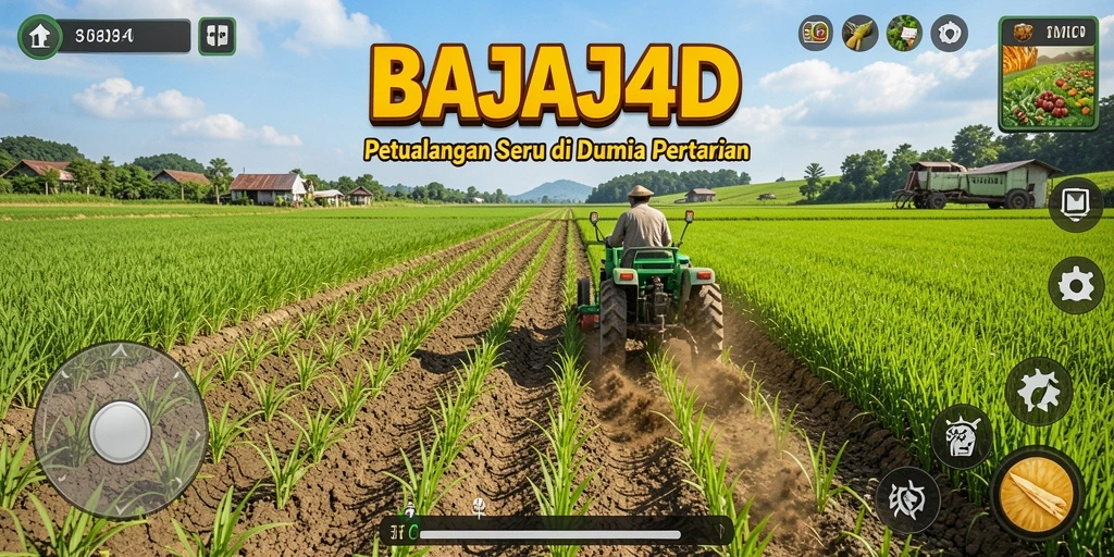 Tangkapan layar game BAJAJ4D menampilkan keseruan bertani.