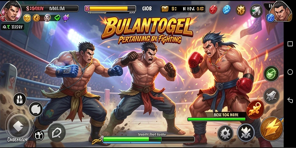 Gameplay BULANTOGEL yang intens dan mendebarkan.