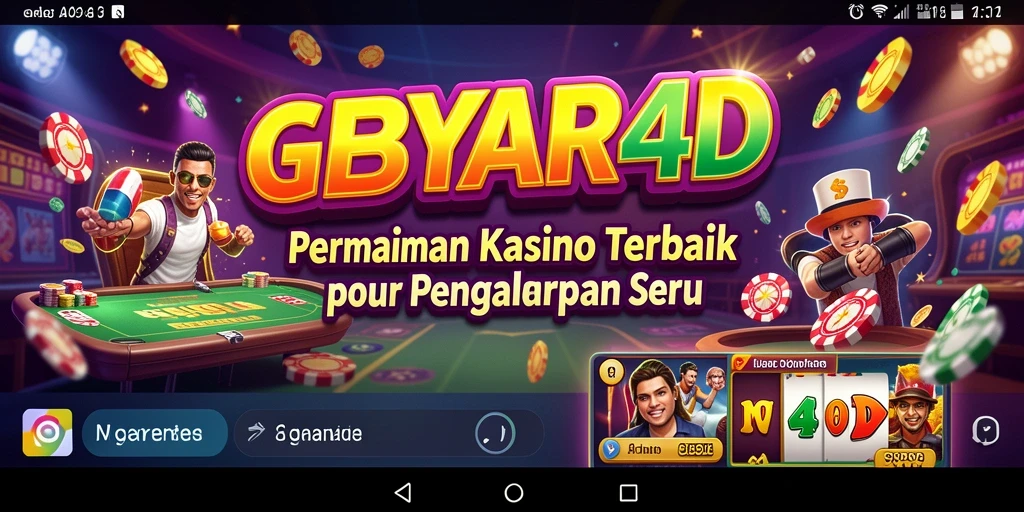 Tampilan gameplay menarik dari GEBYAR4D yang menyajikan pengalaman Kasino.