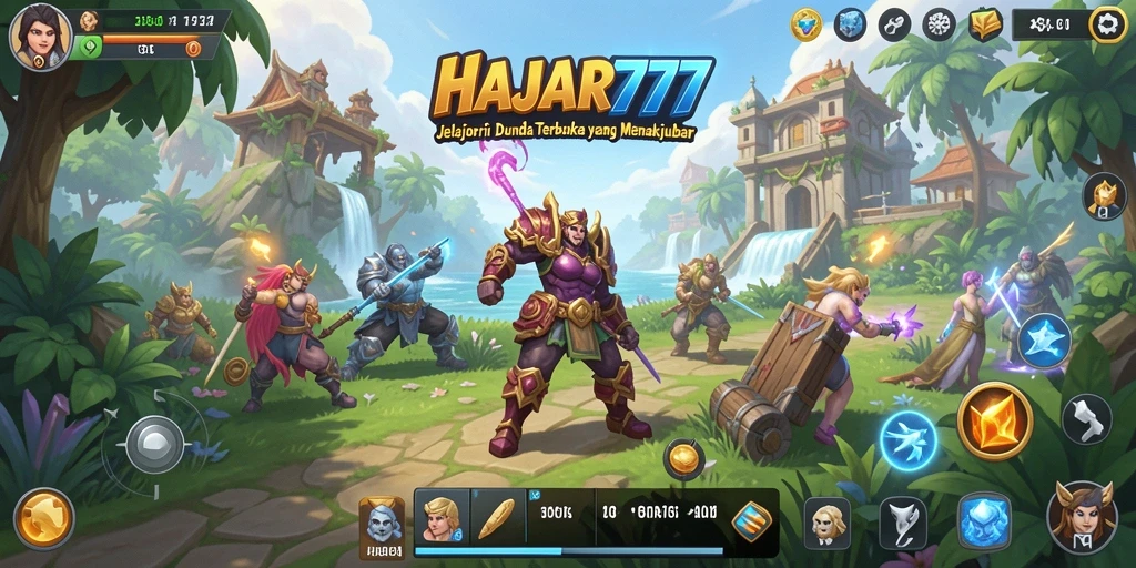Gameplay menakjubkan di dunia terbuka HAJAR777.