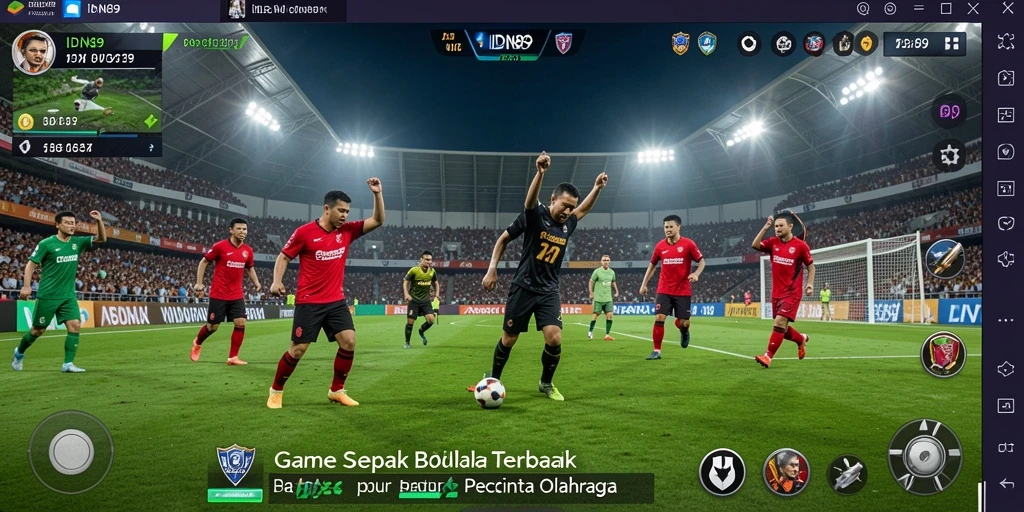 Tangkapan layar gameplay <strong>IDN89</strong> yang menunjukkan aksi seru di lapangan.