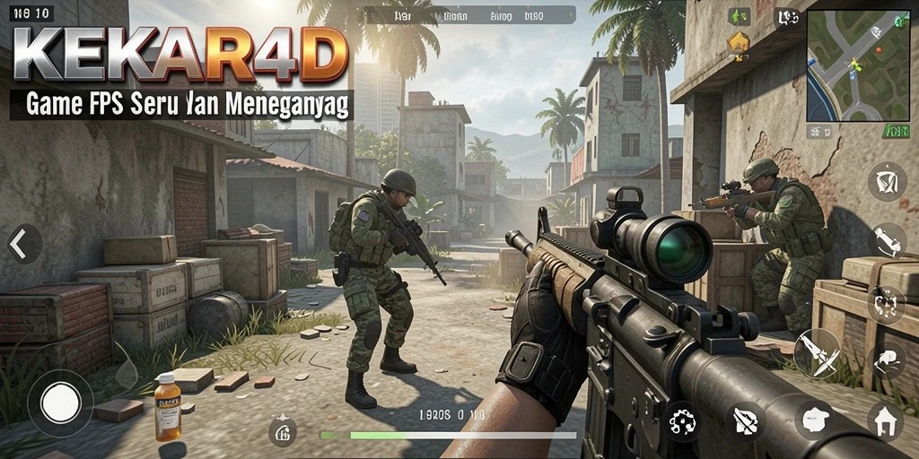 Tangkapan layar menunjukkan aksi mendebarkan dalam game KEKAR4D.