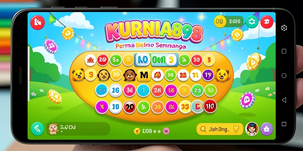 Tampilan utama gameplay Bingo di KURNIA898 yang menarik.