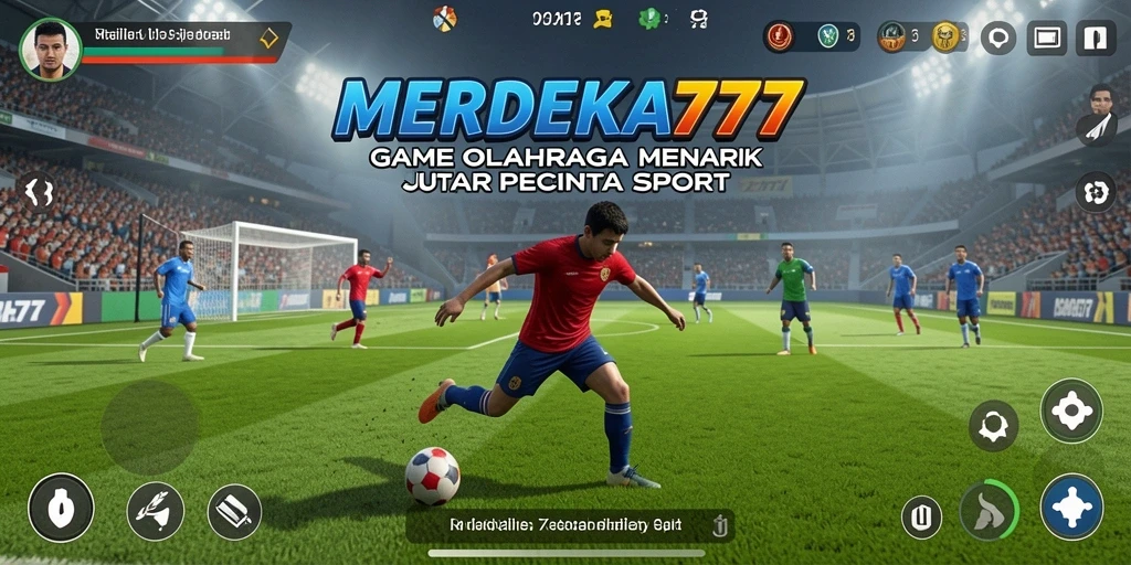 Tampilan menarik dari gameplay olahraga MERDEKA777