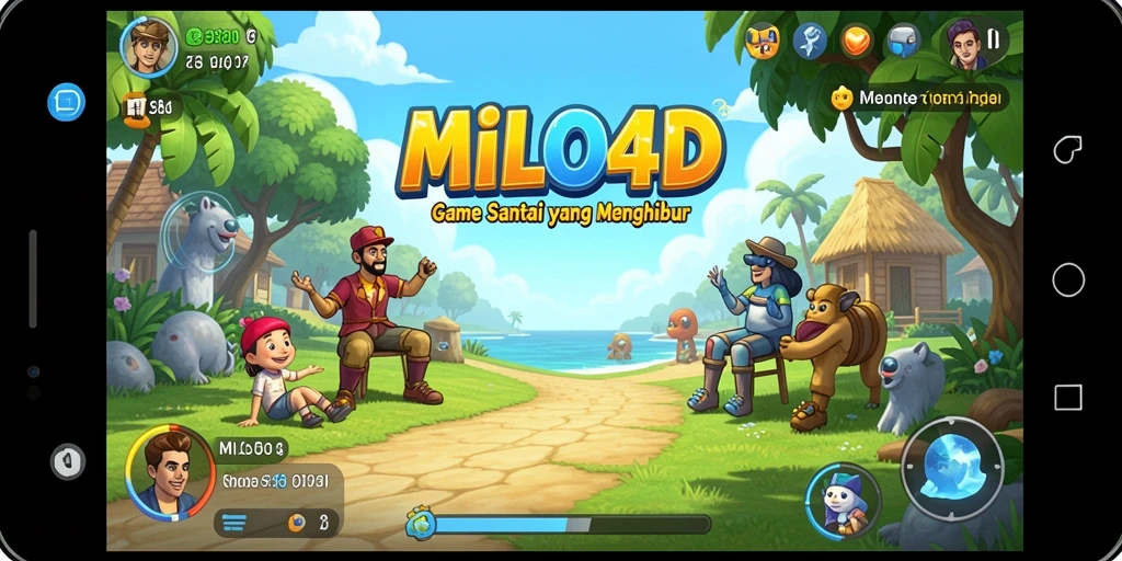 Tampilan gameplay MILO4D yang mengasyikkan dan penuh warna.