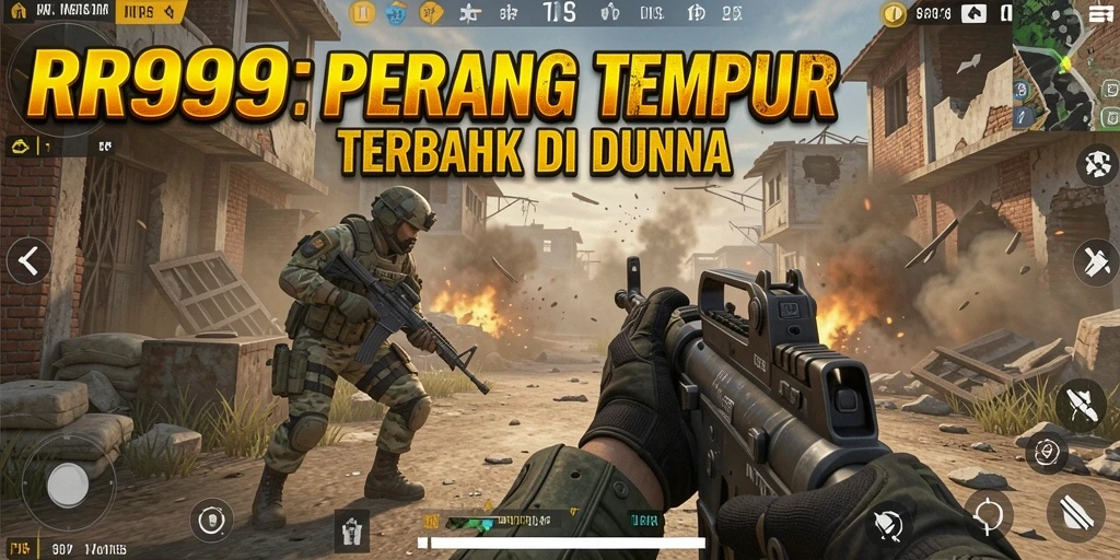 Tampilan gameplay RR999 dengan pertempuran seru dan aksi intens.