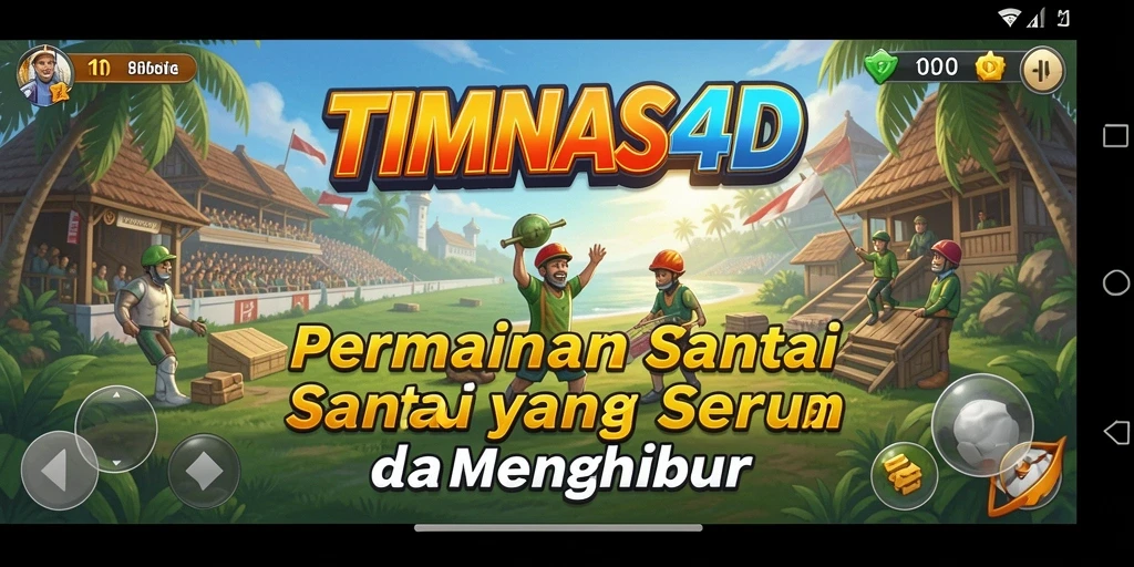 Tampilan gameplay yang seru dan interaktif dari TIMNAS4D.
