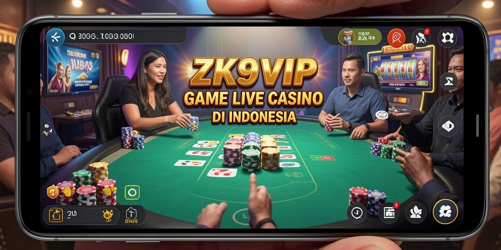 Gameplay Live Casino ZK9VIP yang mengasyikkan dan interaktif.